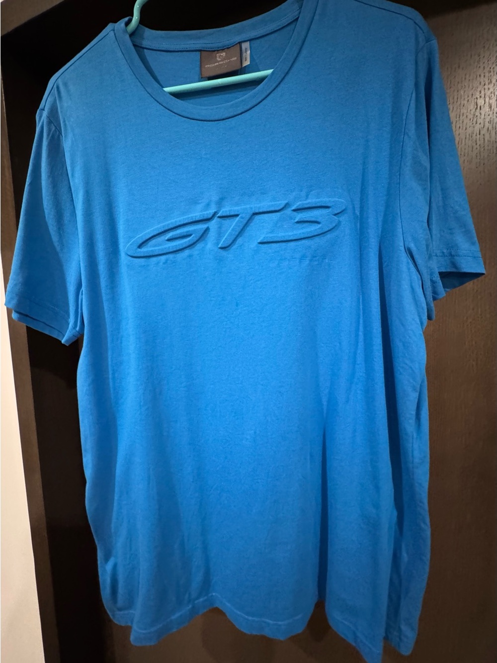 Porsche GT3 blue tshirt size Medium